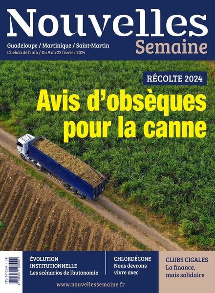 Nouvelles Semaine – 9 Fevrier 2024 Cover