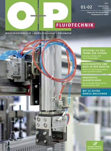 O+P Fluidtechnik – Februar 2024 Cover