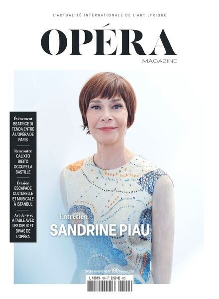 Opera Magazine – Fevrier 2024 Cover