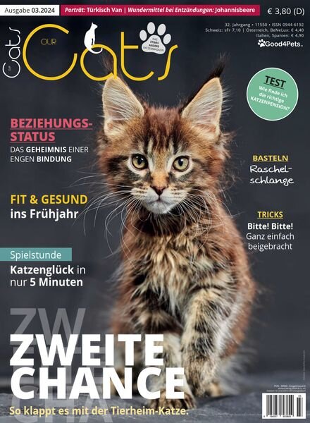 Our Cats – Marz 2024 Cover