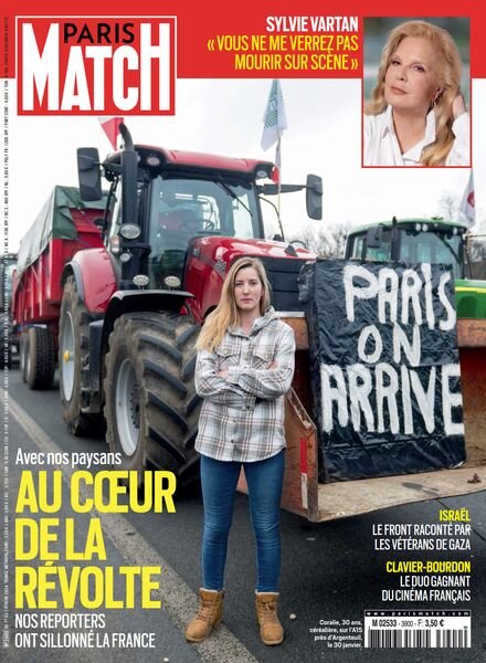 Paris Match – 1 Fevrier 2024 Cover