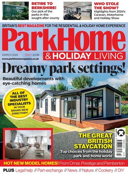 Park Home & Holiday Living – March 2024 Cover