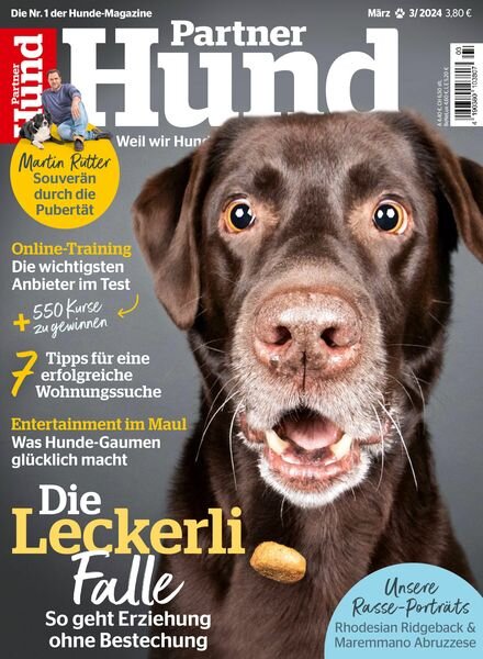 Partner Hund – Marz 2024 Cover