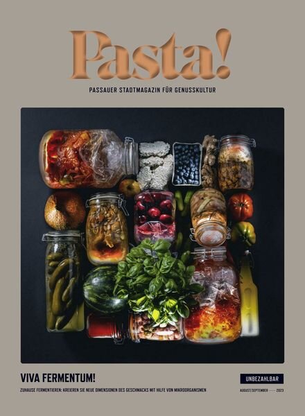 Pasta! – August-September 2023 Cover