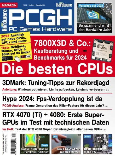 PC Games Hardware – Marz 2024 Cover