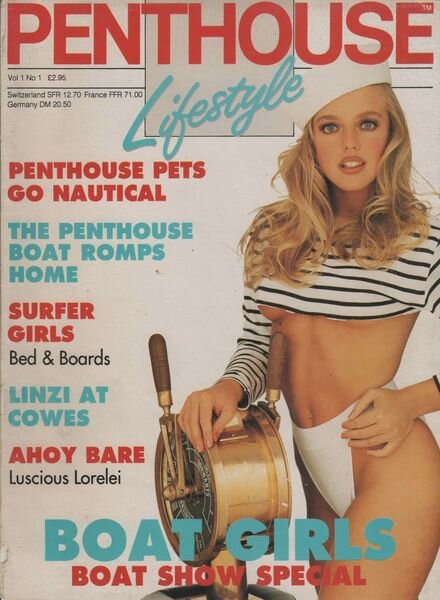 Penthouse Lifestyle – Vol 1 N 1 Boat Girls 1983 Cover