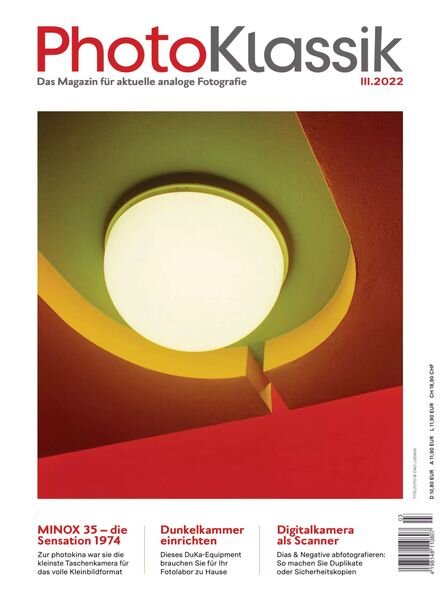 PhotoKlassik Magazin – Nr 3 2022 Cover