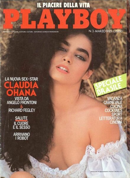 Playboy Italia – Numero 3 – Marzo 1985 Cover
