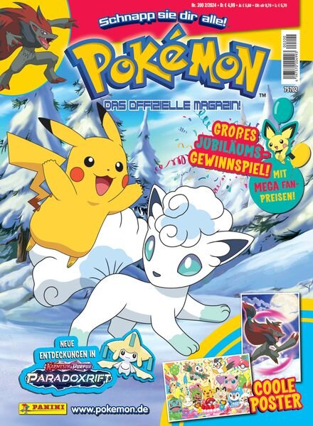 Pokemon Das offizielle Pokemon-Magazin – Februar 2024 Cover
