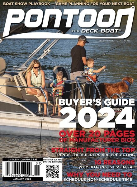 Pontoon & Deck Boat – January 2024 Cover