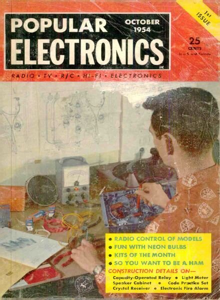 Popular Electronics – 1954-10 Cover
