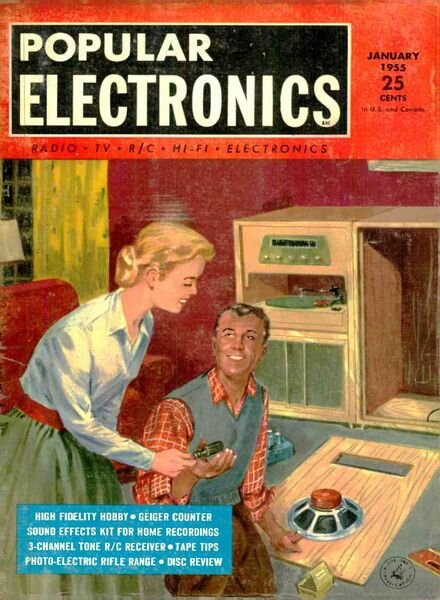 Popular Electronics – 1955-01 Cover