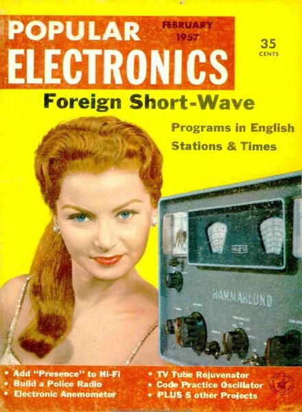 Popular Electronics – 1957-02 Cover