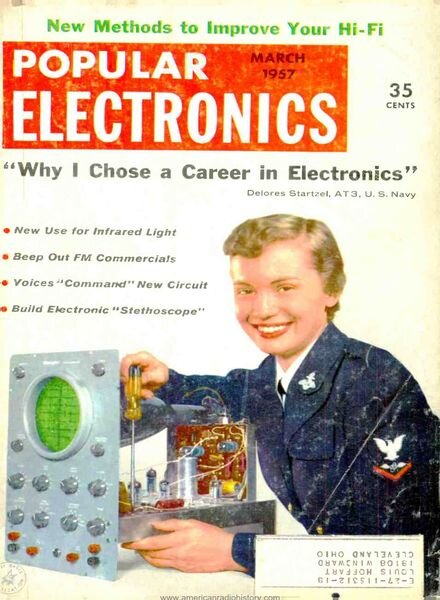 Popular Electronics – 1957-03 Cover