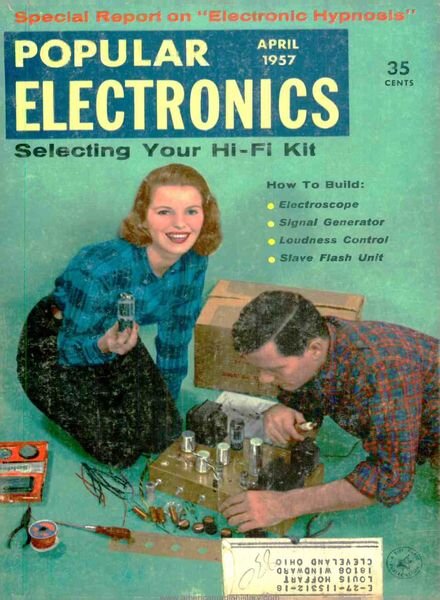 Popular Electronics – 1957-04 Cover