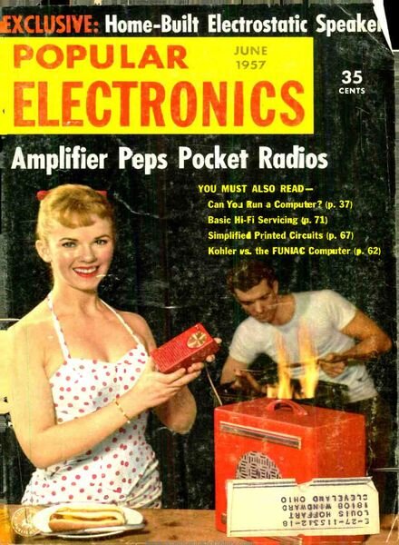 Popular Electronics – 1957-06 Cover
