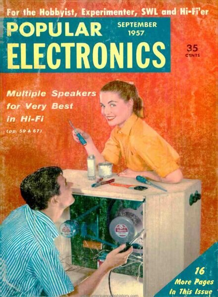 Popular Electronics – 1957-09 Cover