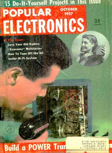 Popular Electronics – 1957-10 Cover