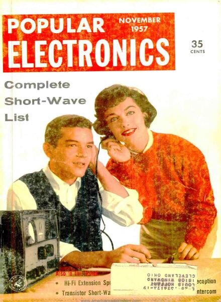 Popular Electronics – 1957-11 Cover