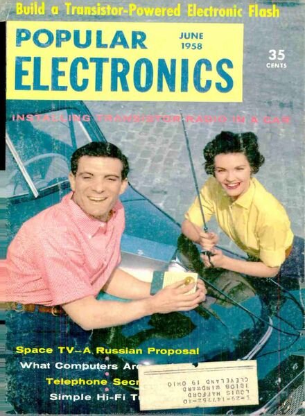 Popular Electronics – 1958-06 Cover