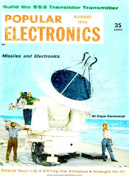 Popular Electronics – 1958-08 Cover