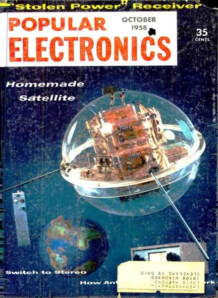 Popular Electronics – 1958-10 Cover