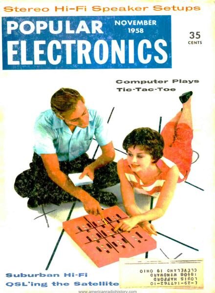 Popular Electronics – 1958-11 Cover