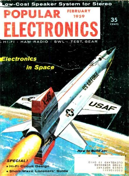 Popular Electronics – 1959-02 Cover