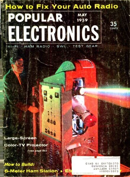 Popular Electronics – 1959-05 Cover