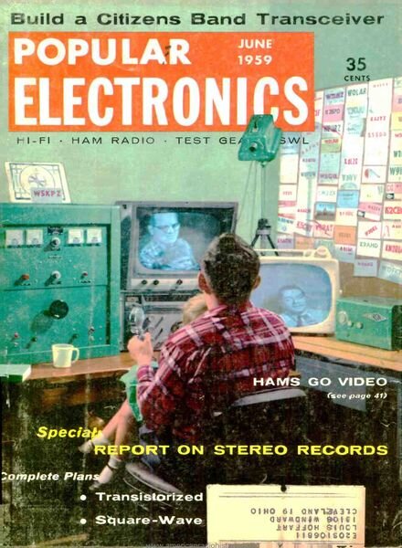 Popular Electronics – 1959-06 Cover