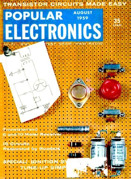 Popular Electronics – 1959-08 Cover