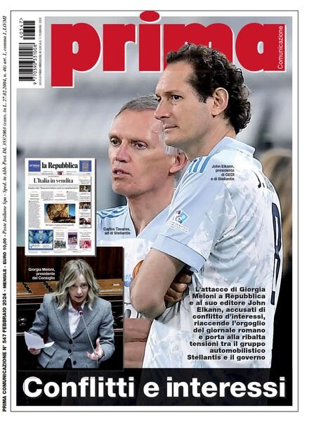 Prima Comunicazione – Febbraio 2024 Cover
