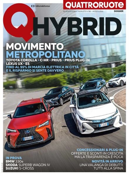 Quattroruote Italia Allegati – Agosto 2020 Cover