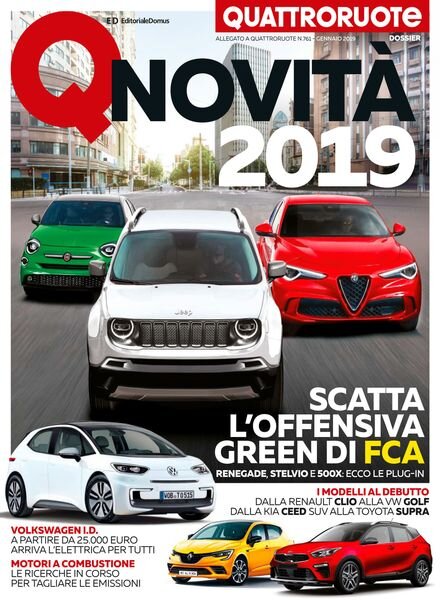 Quattroruote Italia Allegati – Gennaio 2019 Cover