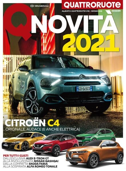 Quattroruote Italia Allegati – Gennaio 2021 Cover