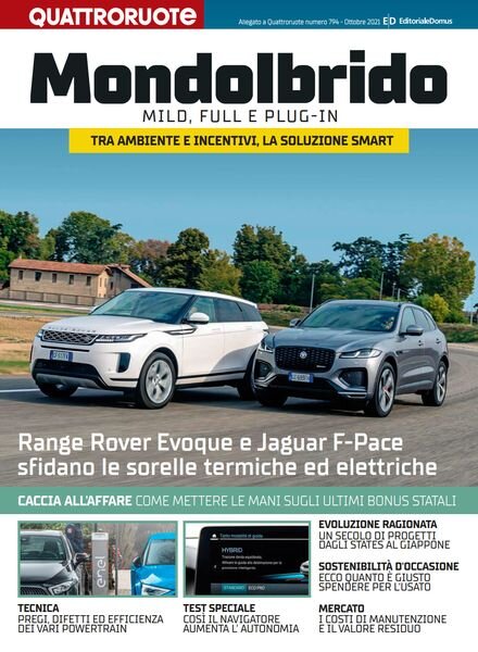 Quattroruote Italia Allegati – Ottobre 2021 Cover