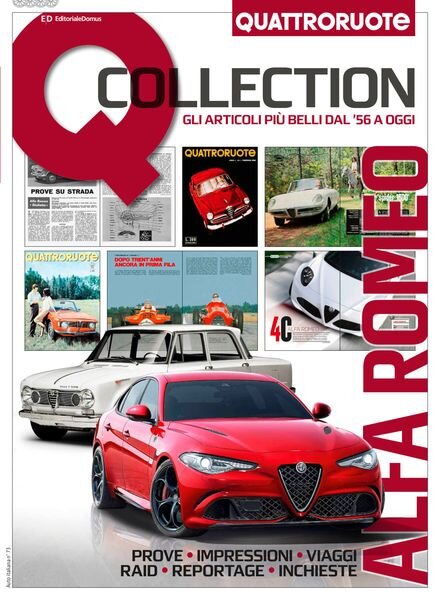 Quattroruote Italia Collane – Agosto 2015 Cover