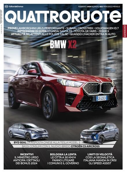 Quattroruote Italia – Febbraio 2024 Cover