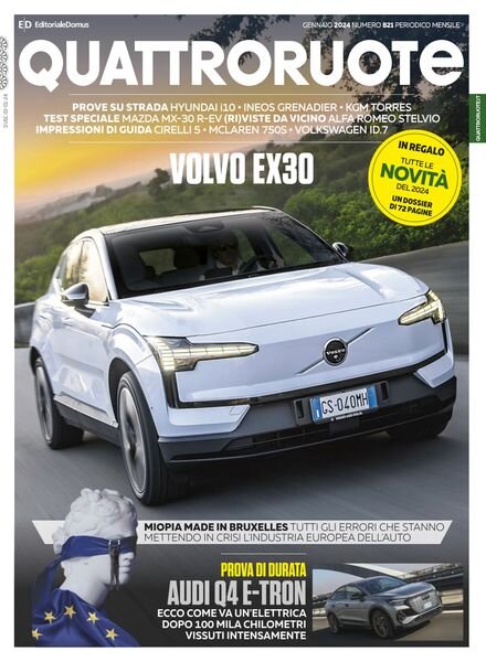 Quattroruote Italia – Gennaio 2024 Cover