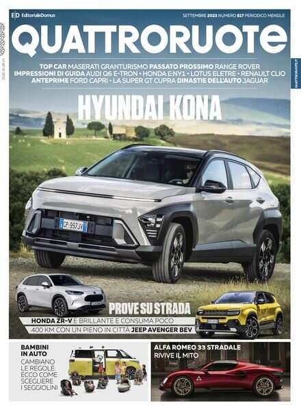 Quattroruote Italia – Settembre 2023 Cover