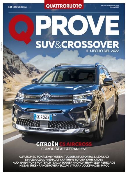 Quattroruote Italia Speciali – Ottobre 2022 Cover