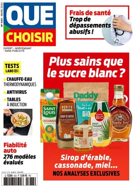 Que Choisir – Mars 2024 Cover