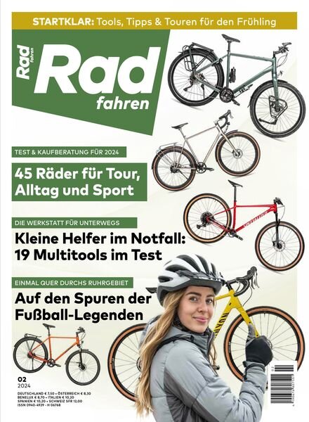 Radfahren – Februar 2024 Cover