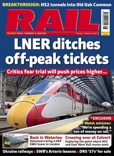 Rail – Issue 1002 – February 7 2024 Cover