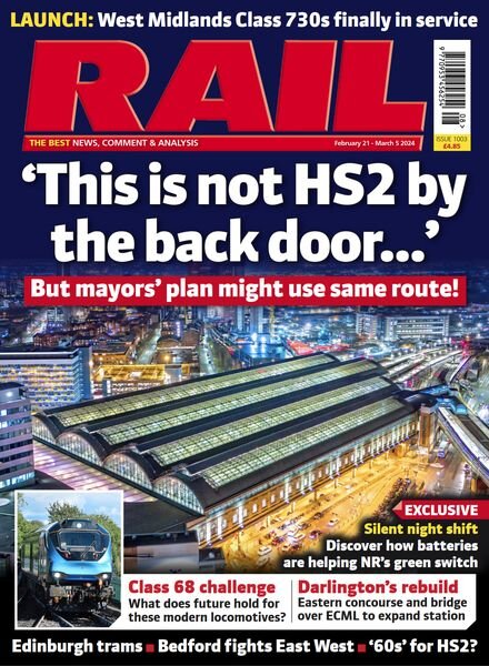 Rail – Issue 1003 – February 21 2024 Cover