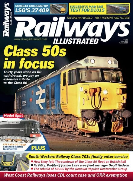 Railways Illustrated – March 2024 Cover