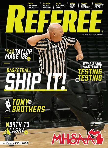Referee Magazine – January 2024 Cover
