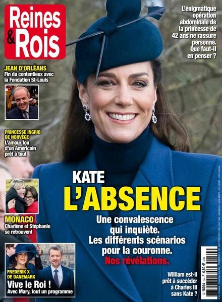 Reines et Rois – Fevrier-Mars-Avril 2024 Cover
