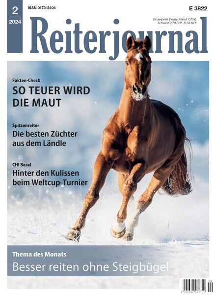Reiterjournal – Februar 2024 Cover