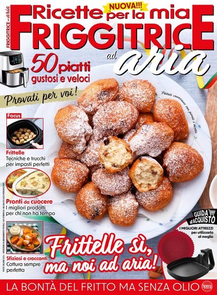 Ricette Per Friggitrici Ad Aria – Febbraio-Marzo 2024 Cover